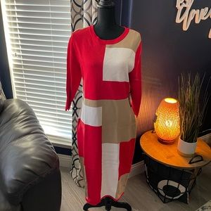 NWT NY&Co color black dress